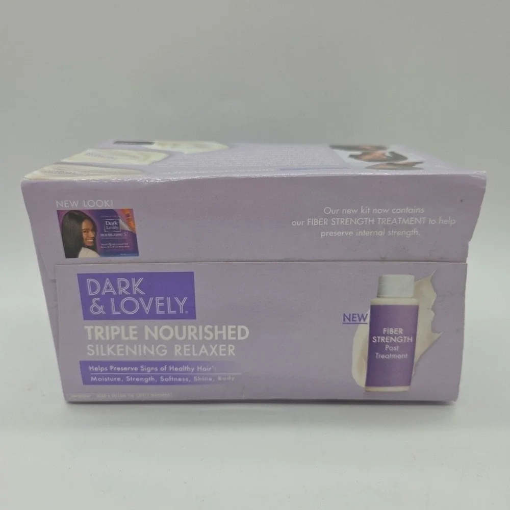 NEW Lot Of 2 SoftSheen Carson Dark & Lovely No-Lye Silkening Relaxer Kit REGULAR